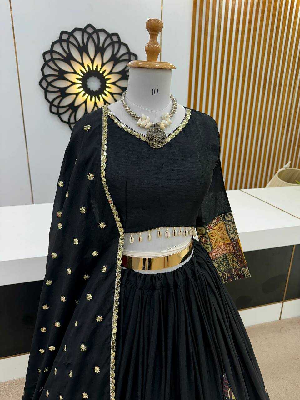 YNF CHINON SILK RZSR 3072 WHOLESALE LEHENGAS MANUFACTURER